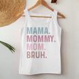 Damen Mama Mama Mama Bruh Lustigintage Groovy Muttertag Für Mama Mit-Ausschnitt Tank Top Frauen Lustige Geschenke