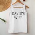 David's Wife Women Tank Top Personalized Gifts