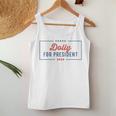 Dolly For President 2024 Retro Dolly Women Tank Top Funny Gifts