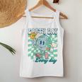 Earth Day Groovy Everyday Checkered Environment 54Th Anni Women Tank Top Unique Gifts