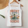 Easter Jesus Christian Friday Is Good Cause Sunday Is Coming Women Tank Top Funny Gifts