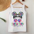 Field Trip Anyone Field Day Student Teacher Messy Bun Girl Women Tank Top Unique Gifts