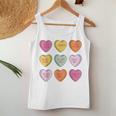 Candy Valentines Day Hearts Retro Trendy Girls Women Tank Top Personalized Gifts