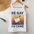 Be Gay Do Crime Duck Goose Lgbtq Pride Month Vintage Women Tank Top Unique Gifts