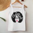 Afro Diva Pink Lips Melanin Black Girl Magic Unbothered Women Tank Top Unique Gifts