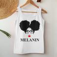 Afro Diva Red Lips Black Girl Magic Puffs Melanin Women Tank Top Unique Gifts