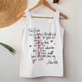 For God So Loved The World Valentine Christian Religious Women Tank Top Funny Gifts