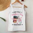 Groovy Our First Mother's Day Coffee Baby Milk Bottle Women Women Tank Top Unique Gifts