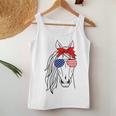 Horse 4Th Of July Bandana For Horseback Riding Horse Lover Women Tank Top Unique Gifts