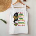I'm Black History Messy Bun Black Queen Afro Girl Bhm Pride Women Tank Top Personalized Gifts