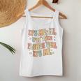 Its Me Hi I'm The Flower Girl Its Me Groovy Flower Girl Women Tank Top Personalized Gifts