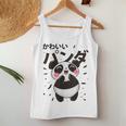 Kawaii Panda Japanese Manga Anime Women Tank Top Personalized Gifts