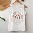 Kinder Schulkind 2024 Boho Regenbogen Einschulung Mädchen Tank Top Frauen Lustige Geschenke