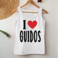 I Love Guidos Cool Guidos Italian Party Loud Women Tank Top Unique Gifts