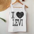 I Love Levi Valentine Boyfriend Son Boy Heart Husband Name Women Tank Top Funny Gifts