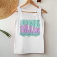 Migraine Brain Chronic Illness Spoonie Floral Women Tank Top Unique Gifts
