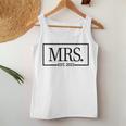 Mrs Est 2023 Married Couple Wife Husband Mr Wedding Mrs Women Tank Top Funny Gifts