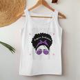 National Women's History Month 2024 History Month Messy Bun Women Tank Top Funny Gifts