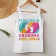 Promoted To Grandma 2024 Great Grandma 2024 Vintage Retro Women Tank Top Unique Gifts