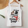 Proud Supporter Of Snow Days Teacher Women Tank Top Personalized Gifts