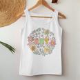 Rbt Nurse Registered Behavior Technician Groovy Wildflowers Women Tank Top Unique Gifts