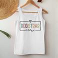 Registrar Crew Team Back To School Teacher Supplies Women Tank Top Unique Gifts