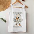 Release The Quackin Duck Gym Weightlifting Bodybuilder Women Tank Top Unique Gifts