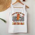 Retro Just Here For The Hotdogs Baseball Mom Sport Lover Women Tank Top Unique Gifts