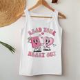 Retro Read Your Heart Out Valentine's Day Teacher Book Lover Women Tank Top Funny Gifts