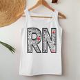 Rn Registered Nurses Paint Nurses Week Nurse Life Nurse Week Women Tank Top Funny Gifts