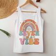 Seven Is A Vibe 7Th Birthday Rainbow Groovy Boys Girls Women Tank Top Unique Gifts