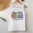 Show Your Staar Power Teacher Testing Exam Test Day Women Tank Top Funny Gifts