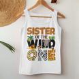 Sister Of The Birthday Wild One Safari Boy Family Matching Women Tank Top Unique Gifts