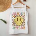 Six Is A Vibe 6Th Birthday Groovy 6 Year Old Boys Girls Women Tank Top Unique Gifts