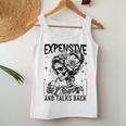 Skeleton Expensive Difficult And Talks Back Mother's Women Tank Top Personalized Gifts
