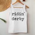 Talk Derby To Me Horse Racing Ridin Derby 2024 Women Women Tank Top Funny Gifts