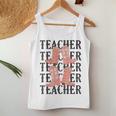 Teacher Cute Boho Cowgirl Boots Wild West Cowboy Rodeo Women Tank Top Unique Gifts