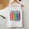 Teaching With Flair Preschool Teacher First Day Of School Women Tank Top Funny Gifts