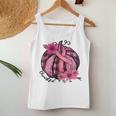 Thankful Pink Pumpkin Sunflower Breast Cancer Awareness Women Tank Top Unique Gifts
