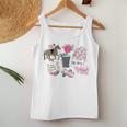 Vibes Go Baby Horse Racing Groovy Race Track Women Tank Top Funny Gifts