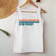 Vintage Aloha Beaches Beach Summer Retro Stripe Womens Women Tank Top Unique Gifts