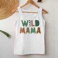 Wild Mama Zoo Born Wild Birthday Safari Jungle Family Women Tank Top Personalized Gifts