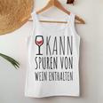 Women's Kann Trace Of Wein Tank Top Frauen Lustige Geschenke