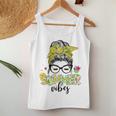 Women's Summeribes Messy Hair Bun Sunglasses Mom Life Tank Top Frauen Lustige Geschenke