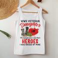 Wwii Veteran Daughter Patriotic American Army Mother Pride Women Tank Top Unique Gifts