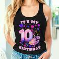 10Th Birthday Girl 10 Years Painting Art Number 10 Women Tank Top Gifts for Her