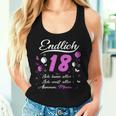 18Th Birthday Girl Endlich 18 Ich Kann Alles Tank Top Frauen Geschenke für Sie