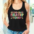 2Nd Second Grade Field Trip Squad Teacher Students Matching Women Tank Top Gifts for Her