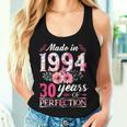 30 Year Old Made In 1994 Floral Flower 30Th Birthday Womens Women Tank Top Gifts for Her