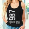 37Th Birthday 37 Years Old Man Woman Vintage 1987 Women Tank Top Gifts for Her